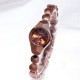 Elegant Style Mini Dial Women's Bracelet Watch - Brown image