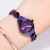 Elegant Style Mini Dial Women's Bracelet Watch - Purple
