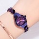Elegant Style Mini Dial Women's Bracelet Watch - Purple image