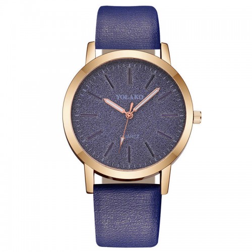 Women's Fashion Quartz Analog wrist watch - Blue image