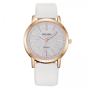 Women's Fashion Quartz Analog wrist watch - White