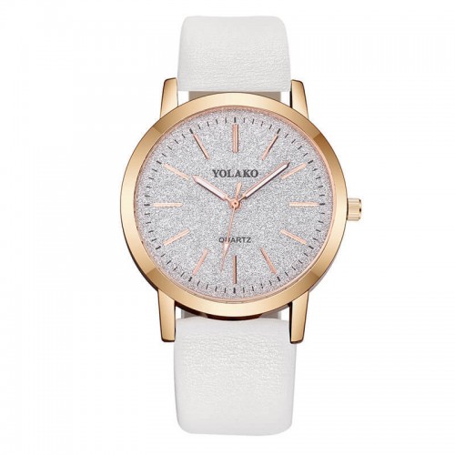Women's Fashion Quartz Analog wrist watch - White image