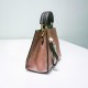 Zip Closure Casual Leather Hand Bag For Women - Pink image