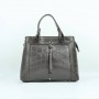 Women's Fashion Leather Tote shoulder Bag - Chocolate