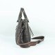 Women's Fashion Leather Tote shoulder Bag - Chocolate image