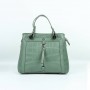 Women's Fashion Leather Tote shoulder Bag - Green