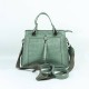 Women's Fashion Leather Tote shoulder Bag - Green image