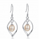 Versatile Design New Pearl Pendant Earrings image