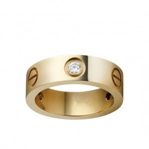Women's Fashion Love Cartier Design  Casual Ring - Gold