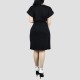 A-line Cross-Border High Waist Skirt Mini Dress - Black image
