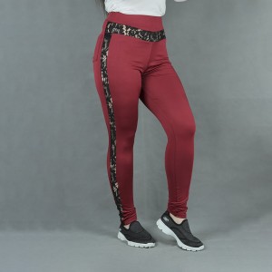 Gothic Sexy Lace Hip Lift  Sports Pants - Red 