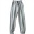 Plain Workout Drawstring Waist Closure Sweatpants - Grey