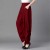Fabulous Harem High Waist Solid Viscose Women Patiala Pants - Red