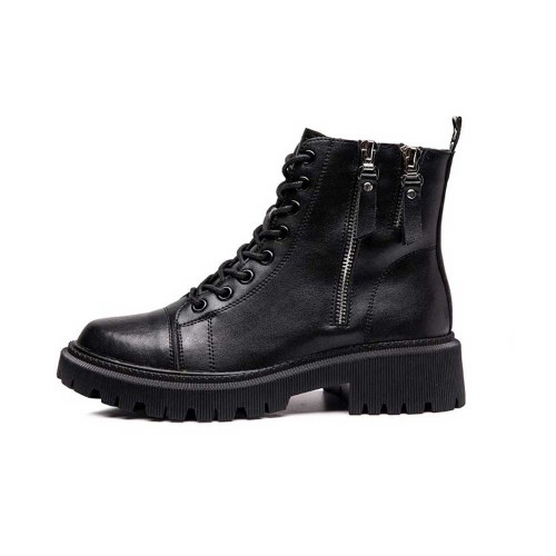 Casual Style Soft Side Zipper Women Ankle Boots Black image