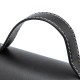 Stylish & Functional Removable Strip Round Shoulder Bag - Black image