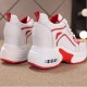 Thick Soled Comfortable Platform Lace Up Women Sneakers Red image