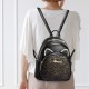 Luxury Sequin Cat Shape Multi Pockets Women Backpack - Black image