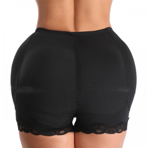 Elastic Butt Lifter Padded Hip Enhancer Women Shapewears - Black image