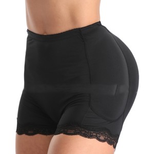 Elastic Butt Lifter Padded Hip Enhancer Women Shapewears - Black