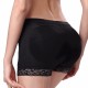 Lace High Waist Butt Padded Panties Shapewear Coreset - Black image