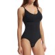 Elastic Breast Support Body Shaper Hip Lifting Bodysuit - Black image