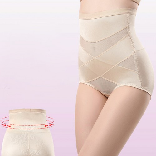  Body Shaping High Waist Hip Enhancer Panty Shapewear - Cream image