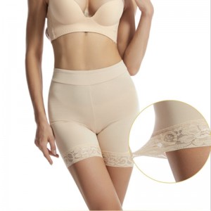 Hip Lifting High Waist Sponge Padded Butt Lifter Panties Corset - Cream