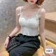 Fashion-Forward White Ruffled Top with Pearls image