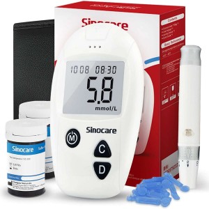 Sinocare Safe-Accu Blood Glucose Monitor (Glucometer)
