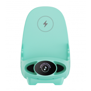 Universal Mini Chair Wireless Fast Charger Multifunctional Phone Holder - Green