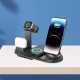 Multi-Function 4 in 1 Wireless Charging Stand - Black image