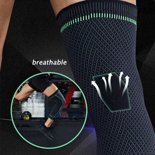 Extended Acupressure Sports Knee Pads Self-Heating Shaping Knee Sleeve image