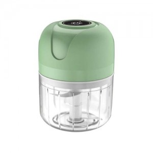 USB Rechargeable Electric Grinder - Stainless Steel Portable Vegetable - Green