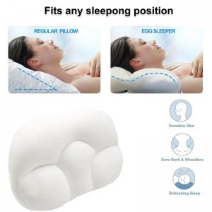 All Around 3D Egg Shaped Cloud Pillow - Experience Heavenly Comfort for a Restful Sleep