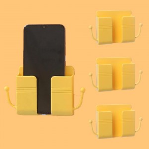 Self Adhesive Wall Mount Multifunctional Phone Holder - Set of 4 Pieces