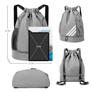 Essential 2024 Design Sports Backpacks-Grey
