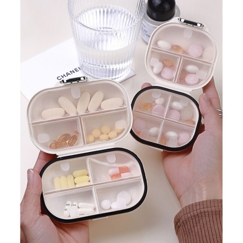 Weekly Medicine Organizer, Easy to Portable Medicine Case for Supplement for Jewelry - Large image