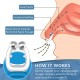 Magnetic Silicone Anti-Snore Nose Clip - Comfortable Sleep Aid &amp; Apnea Relief for Nighttime image