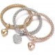 Three-Layer Crystal Charm Bracelets for Women (3PCS) image