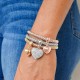 Three-Layer Crystal Charm Bracelets for Women (3PCS) image