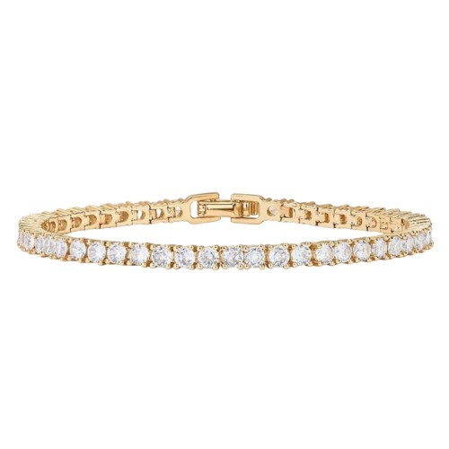 14K Gold Diamond Tennis Bracelet For Women image