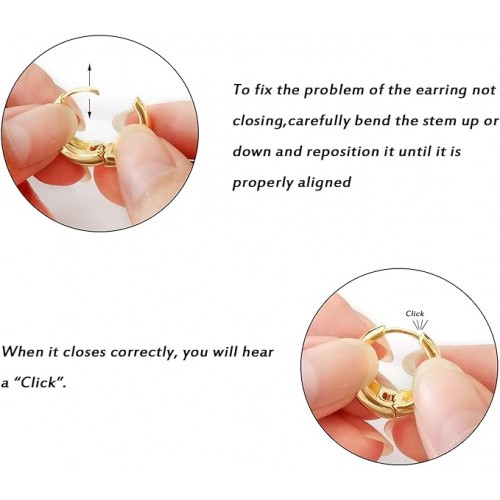 Stylish Gold Hoop Earrings for Women image