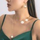 Simple Big Imitation Pearl Choker Necklace For Women image
