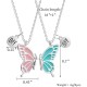 BFF Butterfly Necklaces Show Your Best Friend-Silver image