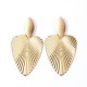 Delicate Gold Leaf Earrings Nature-Inspired Jewelry For Women image