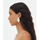 Extra Large Teardrop Earrings Oversized Chunky Silver Hoop image