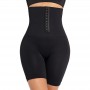 High Waist Shape Wear With Hip Pads And Corset - Black