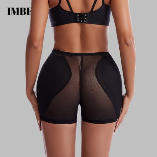 Butt Lifter Panties Women Hip Enhancer with Pads - Black image