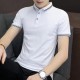 Men's Polo White Color T-Shirts & Short Sleeve image