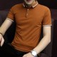 Men's Polo Brown Color T-Shirts & Short Sleeve image